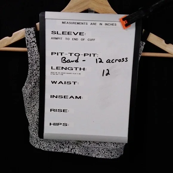 Lululemon Energy Bra Ditsy Daisy‎ Print Medium Support Black White Size 6 - Picture 5 of 5